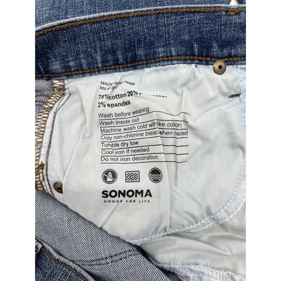 Sonoma Straight Leg Crop Jeans Size 10 - Picture 9 of 10